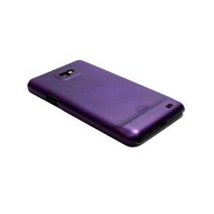 icover RUBBERシリーズ Galaxy S2用ケース パープル AS-GX2RF-PU