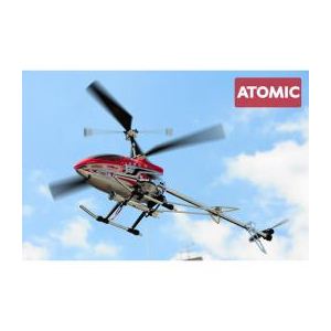 ATOMIC（アトミック） ジャイロ搭載3ch ヘリR/C SKY KING（レッド） AT009RE