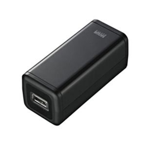 サンワサプライ USB出力付ポータブルバッテリー電源（ブラック） BTN-DC2BK
