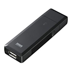 サンワサプライ USB出力付ポータブルバッテリー充電器（ブラック） BTN-RDC1BK
