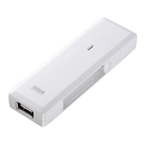 サンワサプライ USB出力付ポータブルバッテリー充電器（ホワイト） BTN-RDC1W