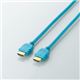 エレコム カラーHDMIケーブル DH-HD14EC15BU