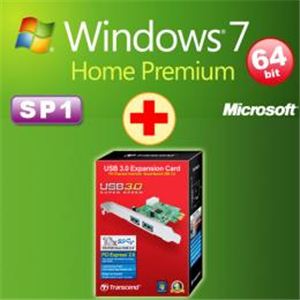 ȥ󥻥ɥѥ DSP Windows 7 Home Premium SP1 64bit DVD +ȥ󥻥 PDU3 USB 3.0 ĥ åȥǥ TS-PDU3+WIN7HP64
