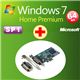 アッシーセットモデル DSP版 Windows 7 Home Premium SP1 64bit DVD +ラトックシステム GPIB PCI Express Board(LowProfile対応) REX-PE20LX+W