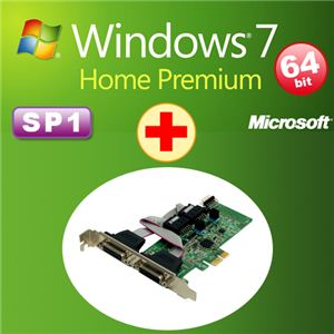 ååȥǥ DSP Windows 7 Home Premium SP1 64bit DVD +ȥåƥ RS-422A485ǥIO PCI Expressܡ REX-PE70D+W