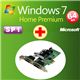 アッシーセットモデル DSP版 Windows 7 Home Premium SP1 64bit DVD +ラトックシステム RS-422A/485・デジタルI/O PCI Expressボード REX-PE70D+W