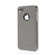 icover iPhone4/4S用ケース MIRROR ダークシルバー AS-IP4MR-DS