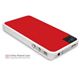 icover iPhone4/4S用ケース DUES ホワイト・レッド AS-IP4SDU-WHRD