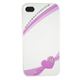 icover iPhone4S/iPhone4用ケース Swaravski Design シリーズ Heart Ribbon Crystal AS-IP4SV7-W