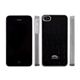 icover iPhone4/4S用ケース COMBI CROCODILE Silver + Black AS-IP4CCR-SBK