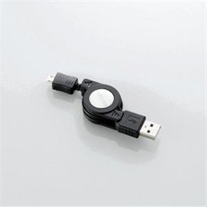 エレコム Micro-USB（A-MicroB）ケーブル MPA-AMBIRL07BK