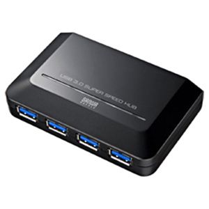 掠ץ饤 4ݡUSB3.0ϥ֡ʥ֥å USB-HGW410BK