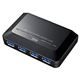 サンワサプライ 4ポートUSB3.0ハブ(ブラック) USB-HGW410BK