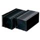 サンワサプライ DVD・CDケース(マットブラック・100セット) FCD-U100MBKN