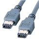 サンワサプライ IEEE1394ケーブル(6pin-6pin・ダークグレー・4.5m) KE-944