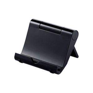 サンワサプライ iPadスタンド（ブラック） PDA-STN7BK - 拡大画像