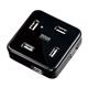 サンワサプライ USB2.0ハブ(ブラック) USB-HUB250BK