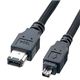 サンワサプライ ナイロンメッシュIEEE1394ケーブル(6pin-4pin・2m) KE-NM462