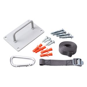 サンワサプライ ラック、スタンド転倒防止壁面用ベルト・ブラケットセット RAC-BL2SET - 拡大画像