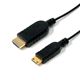 ミヨシ (MCO)HDMIケーブル ウルトラスリムケ-ブル2m HDMI-HDMIミニ HDM-HEUC20/BK HDM-HEUC20/BK