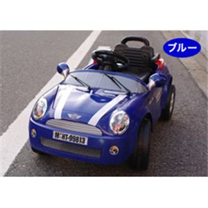 ATOMIC 電動乗用R／C MINI CAR（ミニクーパータイプ） ブルー AT001BL