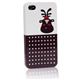 icover Royal family シリーズ Ruru ホワイト&ブラウン iPhone4S/iPhone4用ケース AS-IP4RY-RUWBW