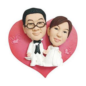 WooBic 人形 ふたり＆家族バージョン Aタイプ ラブラブ結婚式 D13