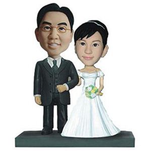 WooBic 人形 ふたり＆家族バージョン Aタイプ 結婚式 J4-1B／J4-3G／TA