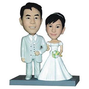 WooBic 人形 ふたり＆家族バージョン Aタイプ 結婚式 J4-2B／J4-3G／TA