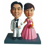 WooBic 人形 ふたり＆家族バージョン Aタイプ 結婚式（洋装） E7-2B／E7-1G