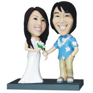 WooBic 人形 ふたり＆家族バージョン Aタイプ 洋装結婚式 C19-2B／C19-2G
