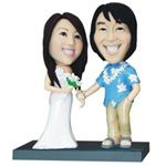 WooBic 人形 ふたり＆家族バージョン Aタイプ 洋装結婚式 C19-2B／C19-2G