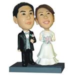 WooBic 人形 ふたり＆家族バージョン Aタイプ 洋装結婚式 J3-B／J3-G
