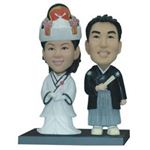 WooBic 人形 ふたり＆家族バージョン Aタイプ 和装結婚式 J2-B／J2-G
