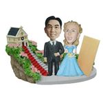 WooBic 人形 ふたり＆家族バージョン Bタイプ 結婚式 J4-1B／J4-2G／TB
