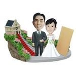 WooBic 人形 ふたり＆家族バージョン Bタイプ 結婚式 J4-1B／J4-3G／TB