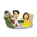 WooBic 人形 ふたり＆家族バージョン Bタイプ 結婚式（教会） C13-1B／C13-2G
