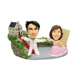 WooBic 人形 ふたり＆家族バージョン Bタイプ 結婚式（教会） C13-1B／C13-3G