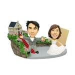WooBic 人形 ふたり＆家族バージョン Bタイプ 結婚式（教会） C13-2B／C13-1G