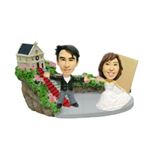 WooBic 人形 ふたり＆家族バージョン Bタイプ 結婚式（教会） C13-3B／C13-1G