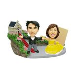 WooBic 人形 ふたり＆家族バージョン Bタイプ 結婚式（教会） C13-3B／C13-2G