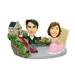 WooBic 人形 ふたり＆家族バージョン Bタイプ 結婚式（教会） C13-3B／C13-3G