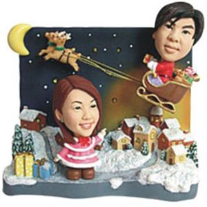 WooBic 人形 ふたり＆家族バージョン Cタイプ クリスマス C16-B／C16-G