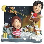 WooBic 人形 ふたり＆家族バージョン Cタイプ クリスマス C16-B／C16-G