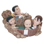 WooBic 人形 ふたり＆家族バージョン Dタイプ 家族で温泉 E1-F／M／B／G