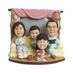 WooBic 人形 ふたり＆家族バージョン Dタイプ 家族団らん D15-F／M／B／G