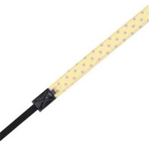 エツミ Faon（ファン）ストラップ 水玉 （イエロー×パープル） E-6401