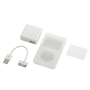 エレコム iPod classic用充電器付きシリコンケース AVA-C11ACCR - 拡大画像