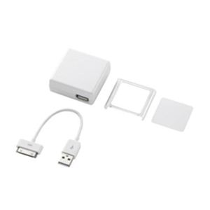 エレコム iPod nano用充電器付きハードケース AVA-N11ACPCCR - 拡大画像