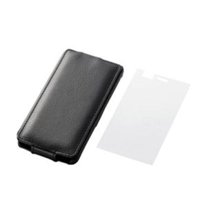 エレコム レザーケース PD-PA02PLFBK - 拡大画像